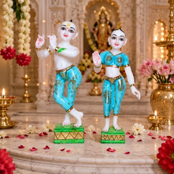 blue radha krishna