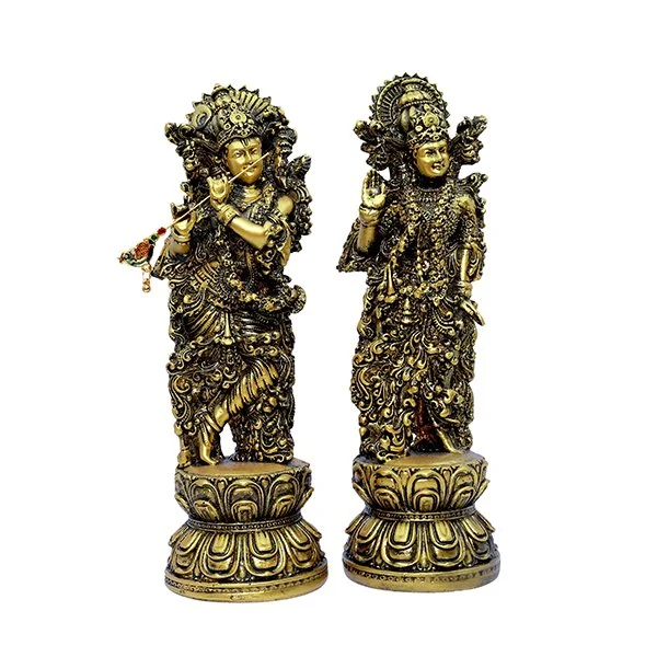 radha krishna sculpture