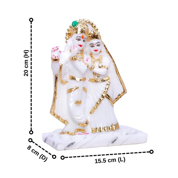 radha krishna sculpture