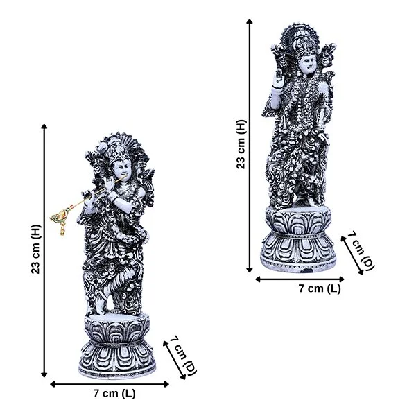 radha krishna sculpture