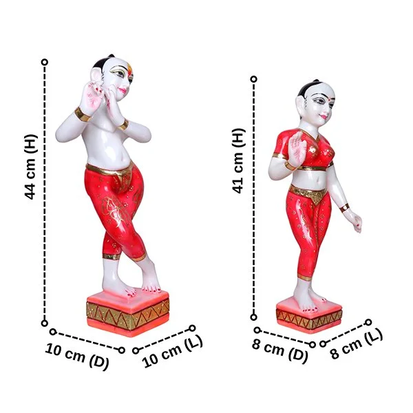 red radha krishna