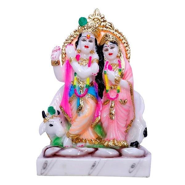 radha krishna sculpture