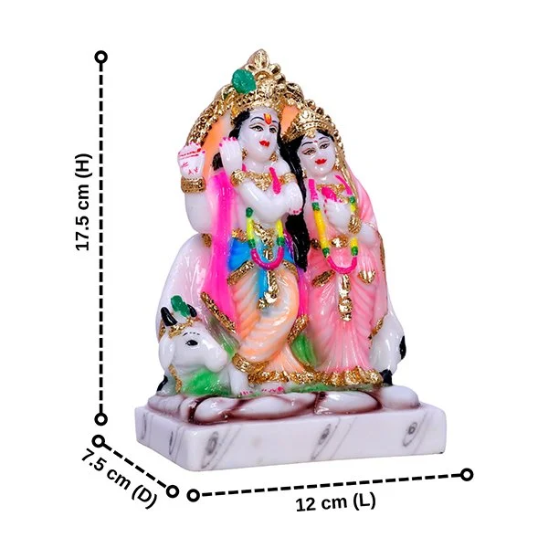 radha krishna sculpture