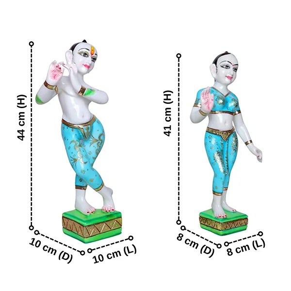 blue radha krishna