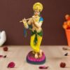 Standing Lord Krishna idol showpiece for home decor (Marble) - 24 inch