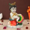 Bal Krishna Makhan Chor idol showpiece for home decor (Marble) – 15 inch