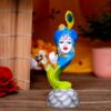 Krishna Idol Showpiece for Home Decor (Blue & Green) Marble – 7 Inch