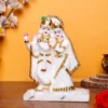 White radha krishna idol