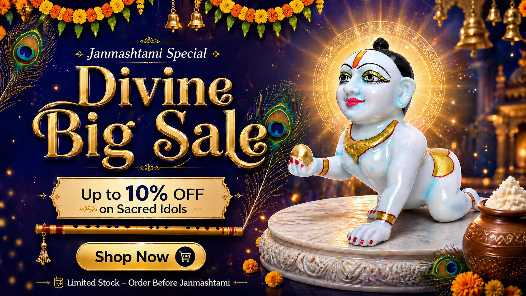 large krishna statue for home